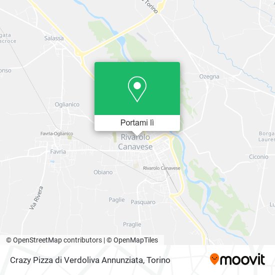 Mappa Crazy Pizza di Verdoliva Annunziata