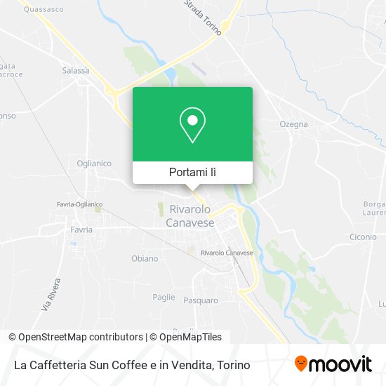 Mappa La Caffetteria Sun Coffee e in Vendita