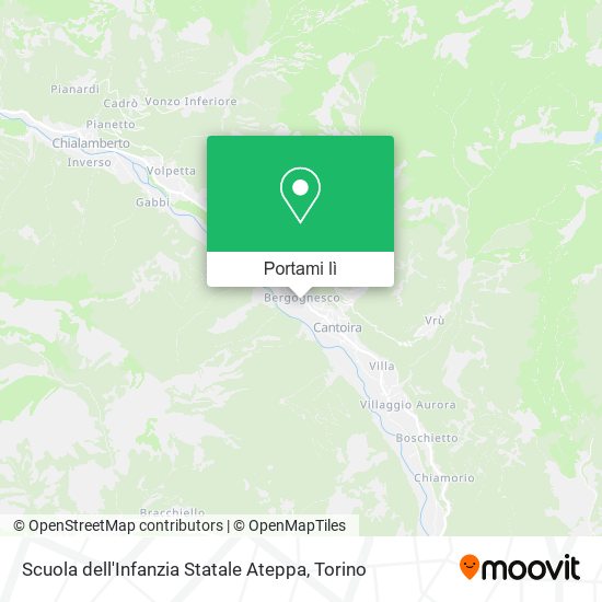 Mappa Scuola dell'Infanzia Statale Ateppa