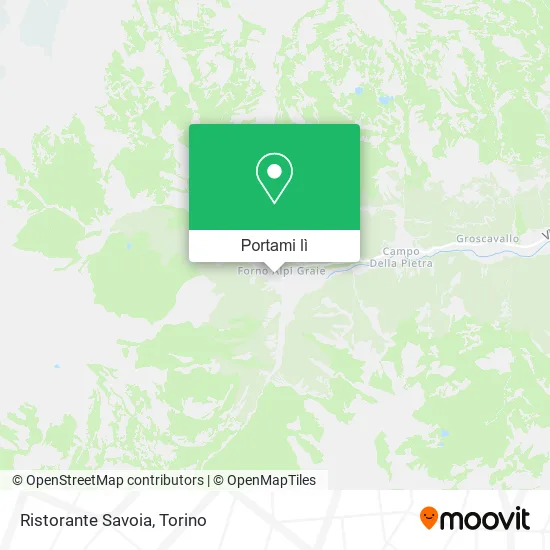 Mappa Ristorante Savoia