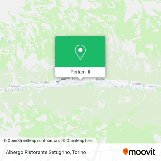 Mappa Albergo Ristorante Setugrino