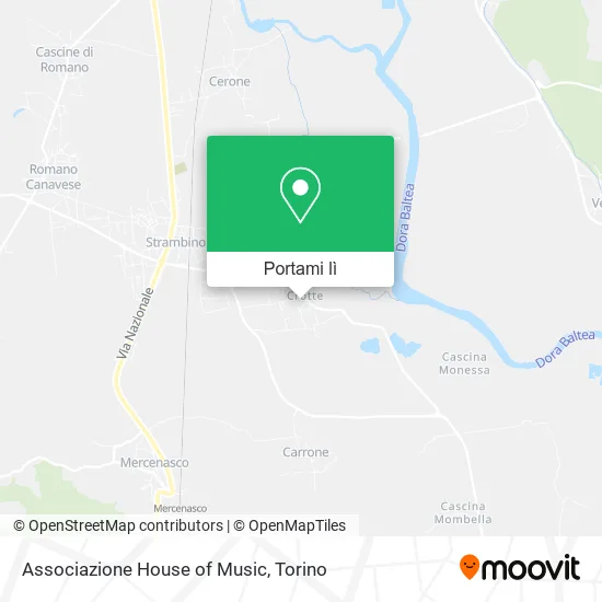 Mappa Associazione House of Music