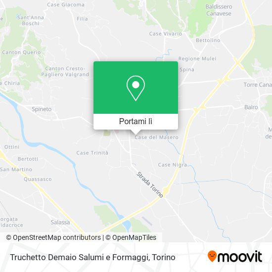 Mappa Truchetto Demaio Salumi e Formaggi