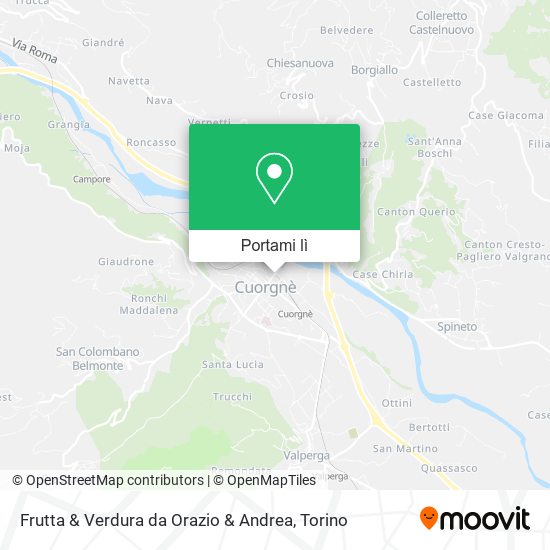 Mappa Frutta & Verdura da Orazio & Andrea