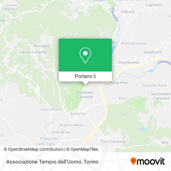 Mappa Associazione Tempio dell'Uomo