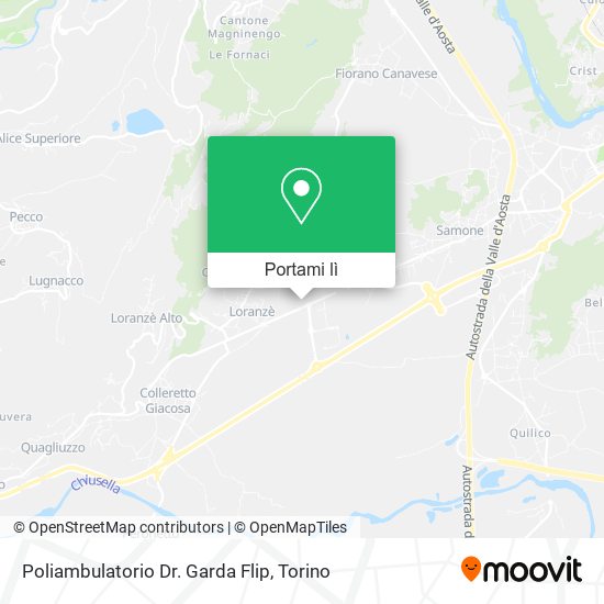 Mappa Poliambulatorio Dr. Garda Flip