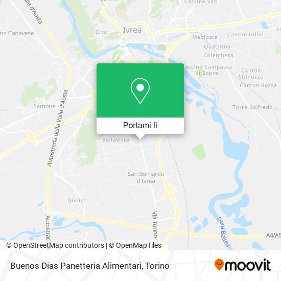 Mappa Buenos Dias Panetteria Alimentari