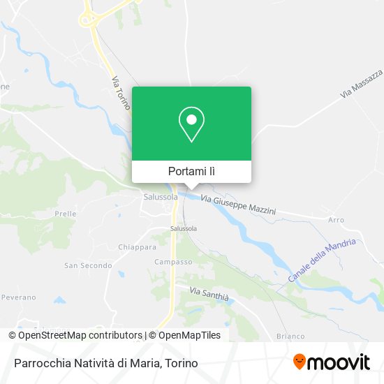 Mappa Parrocchia Natività di Maria