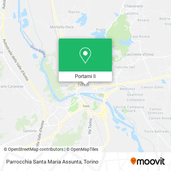 Mappa Parrocchia Santa Maria Assunta