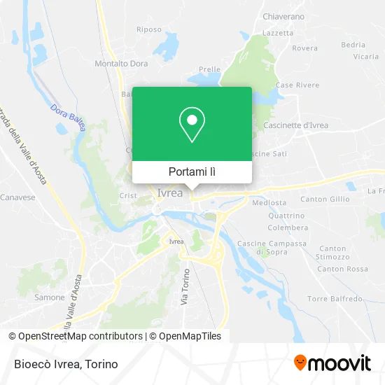Mappa Bioecò Ivrea
