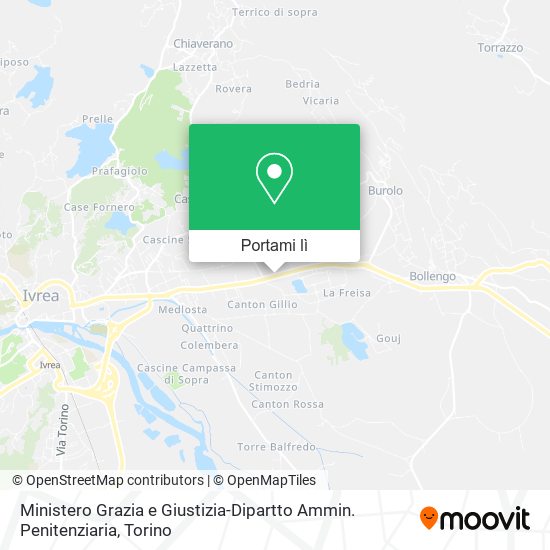 Mappa Ministero Grazia e Giustizia-Dipartto Ammin. Penitenziaria