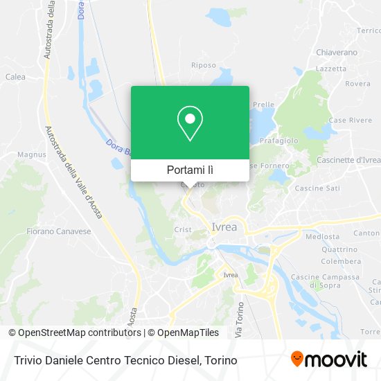 Mappa Trivio Daniele Centro Tecnico Diesel