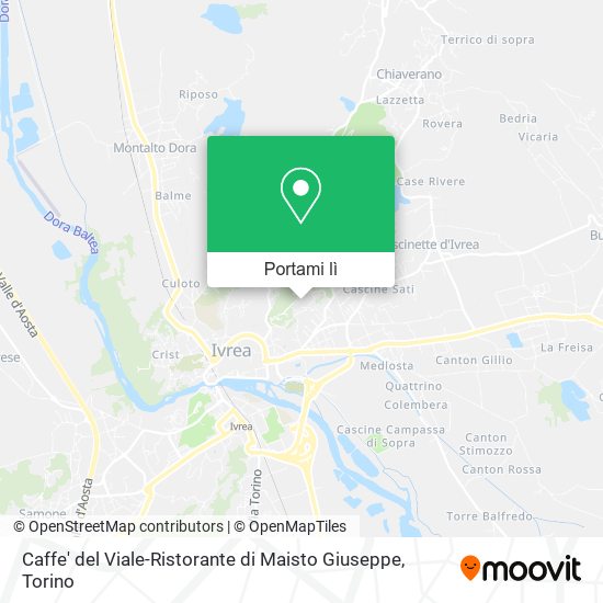 Mappa Caffe' del Viale-Ristorante di Maisto Giuseppe