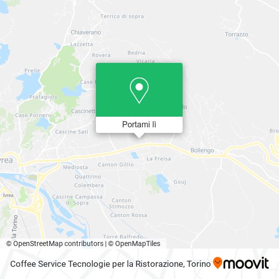 Mappa Coffee Service Tecnologie per la Ristorazione