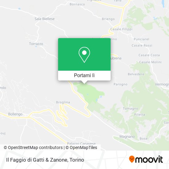 Mappa Il Faggio di Gatti & Zanone