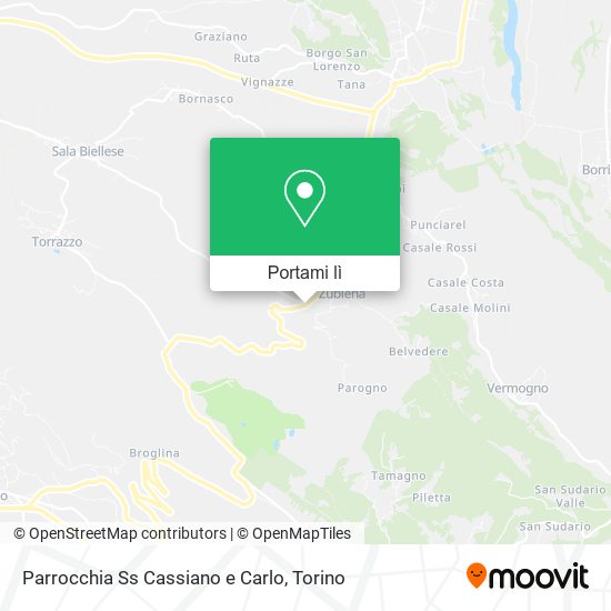 Mappa Parrocchia Ss Cassiano e Carlo
