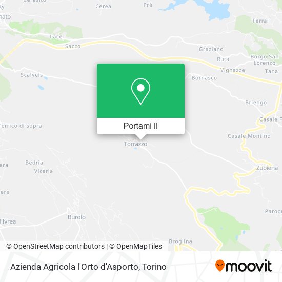 Mappa Azienda Agricola l'Orto d'Asporto