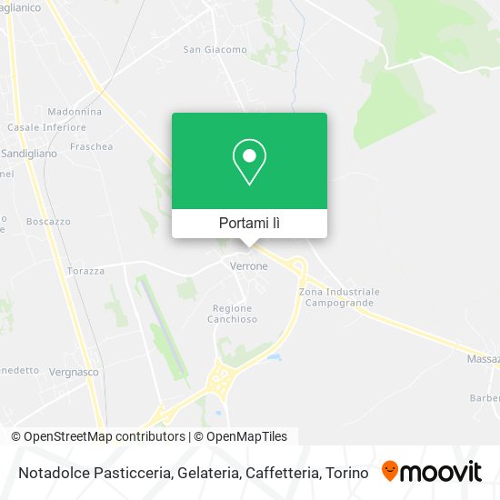 Mappa Notadolce Pasticceria, Gelateria, Caffetteria