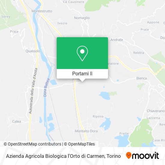 Mappa Azienda Agricola Biologica l'Orto di Carmen