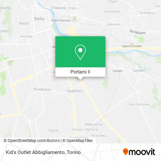 Mappa Kid's Outlet Abbigliamento