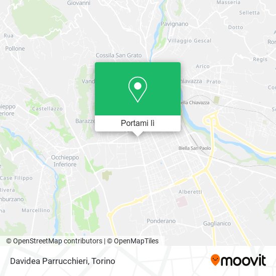 Mappa Davidea Parrucchieri