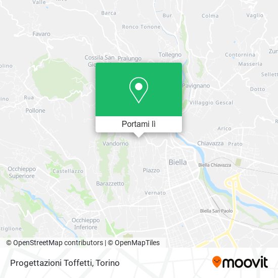 Mappa Progettazioni Toffetti