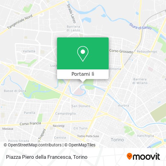 Mappa Piazza Piero della Francesca