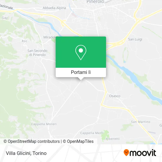 Mappa Villa Glicini