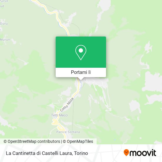 Mappa La Cantinetta di Castelli Laura