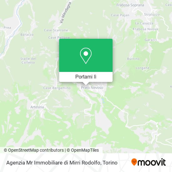 Mappa Agenzia Mr Immobiliare di Mirri Rodolfo