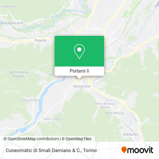 Mappa Cuneomatic di Smali Damiano & C.