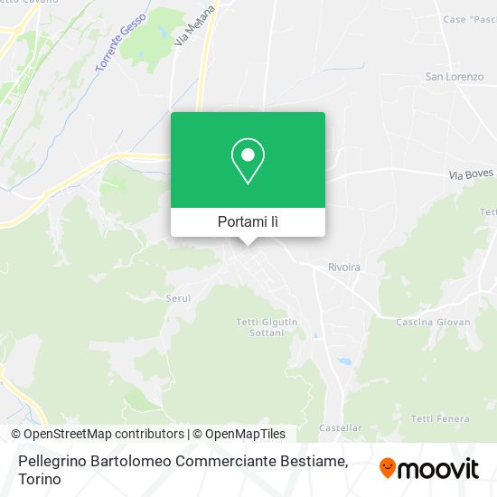 Mappa Pellegrino Bartolomeo Commerciante Bestiame