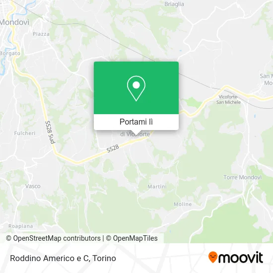 Mappa Roddino Americo e C