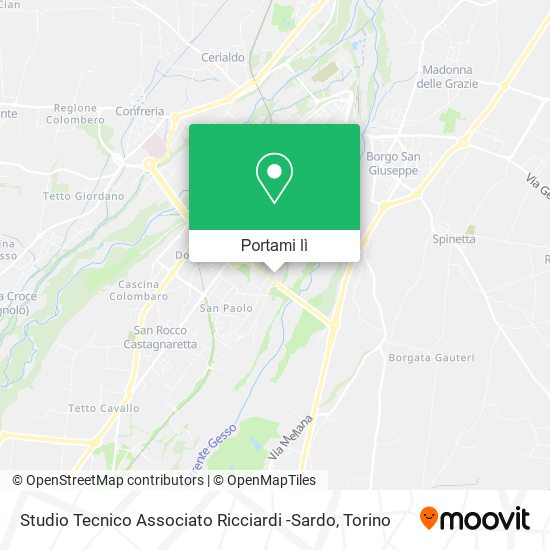 Mappa Studio Tecnico Associato Ricciardi -Sardo