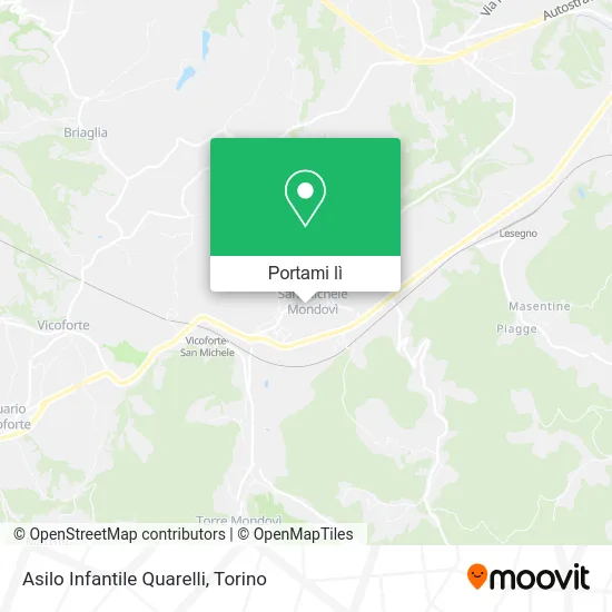 Mappa Asilo Infantile Quarelli