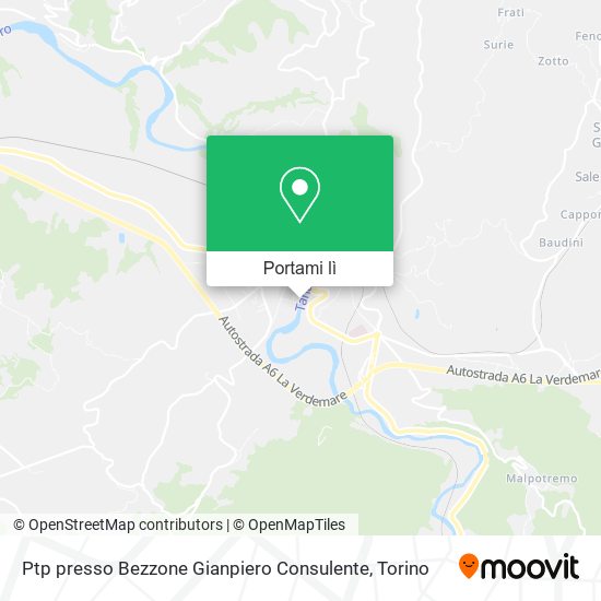 Mappa Ptp presso Bezzone Gianpiero Consulente