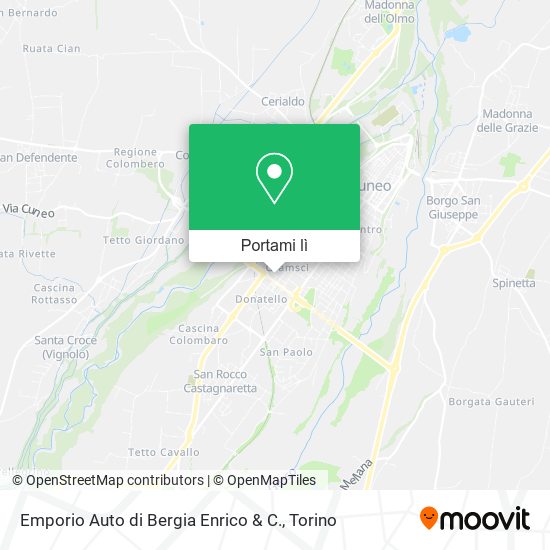 Mappa Emporio Auto di Bergia Enrico & C.