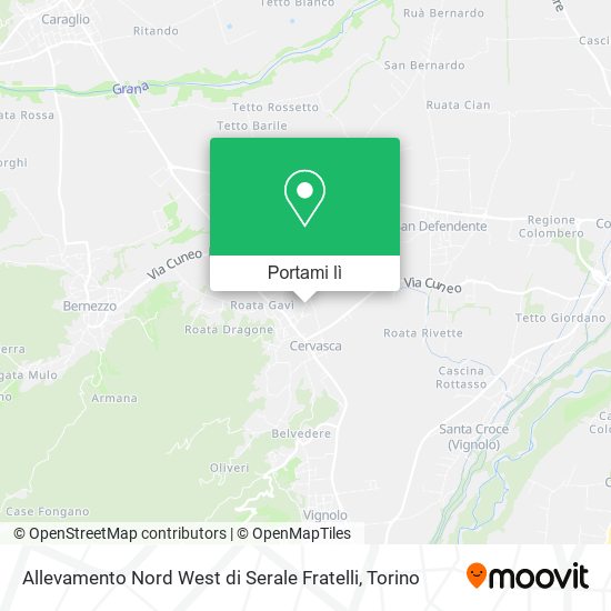 Mappa Allevamento Nord West di Serale Fratelli