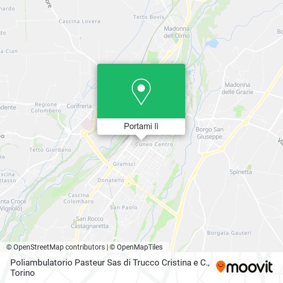 Mappa Poliambulatorio Pasteur Sas di Trucco Cristina e C.