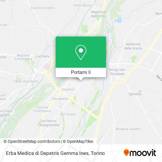Mappa Erba Medica di Depetris Gemma Ines