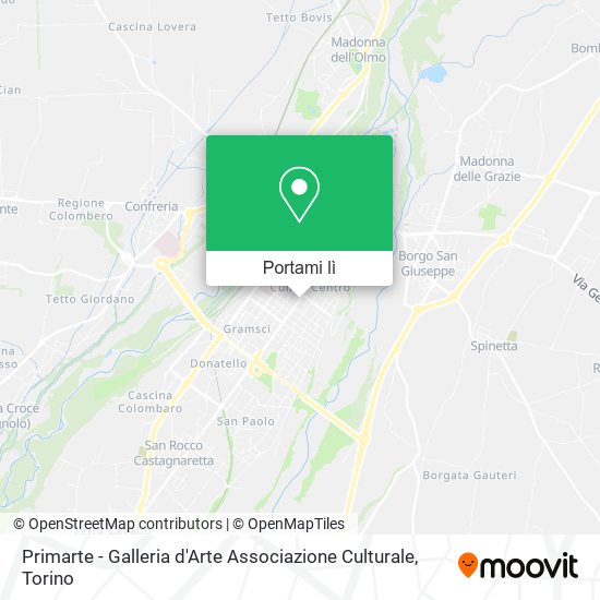 Mappa Primarte - Galleria d'Arte Associazione Culturale