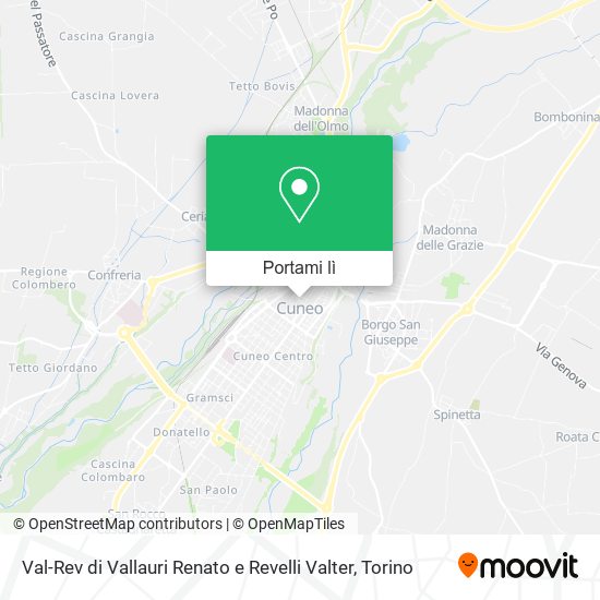 Mappa Val-Rev di Vallauri Renato e Revelli Valter