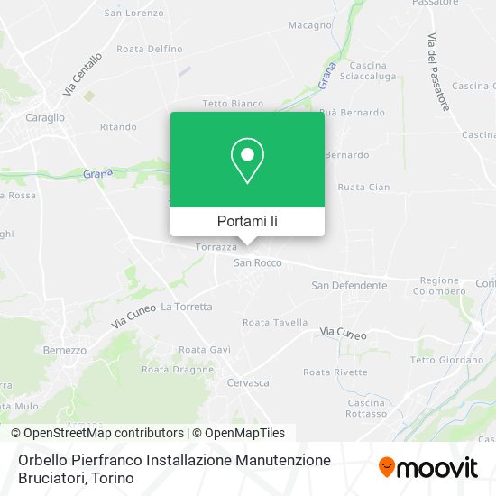 Mappa Orbello Pierfranco Installazione Manutenzione Bruciatori