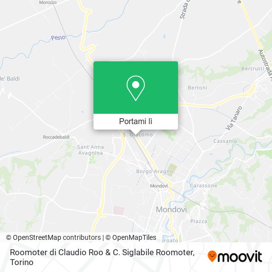 Mappa Roomoter di Claudio Roo & C. Siglabile Roomoter