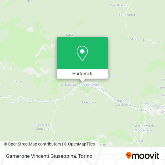 Mappa Garnerone Vincenti Giuseppina