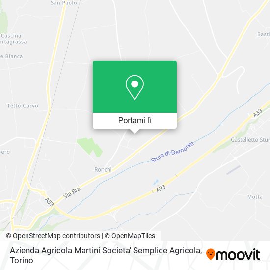 Mappa Azienda Agricola Martini Societa' Semplice Agricola
