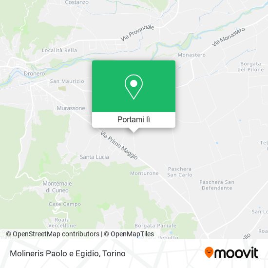 Mappa Molineris Paolo e Egidio