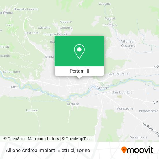 Mappa Allione Andrea Impianti Elettrici