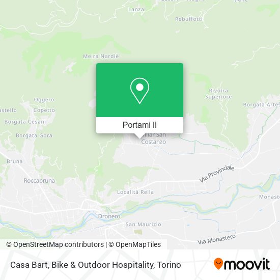 Mappa Casa Bart, Bike & Outdoor Hospitality