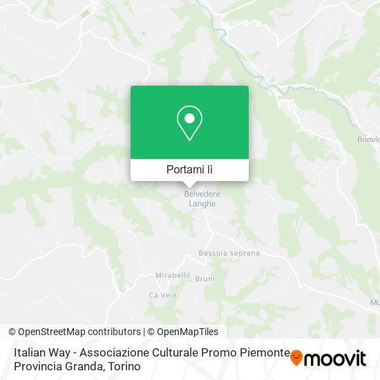 Mappa Italian Way - Associazione Culturale Promo Piemonte Provincia Granda